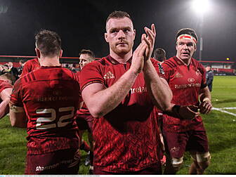 Munster prop Brian Scott force...